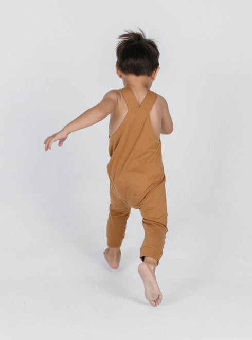 Grow with Me Romper in Cinnamon
